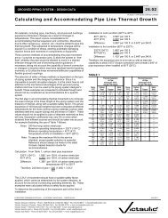 Calculating and Accommodating Pipe Line Thermal Growth - Victaulic