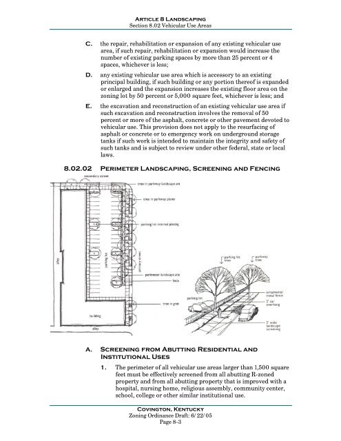 Covington, Kentucky Zoning Ordinance - The City of Covington