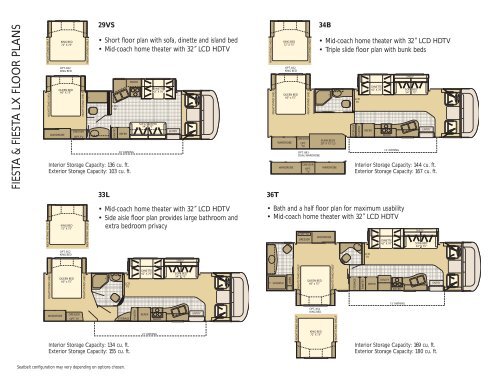 2009 Fleetwood Fiesta Brochure PDF with Floorplans and Specs