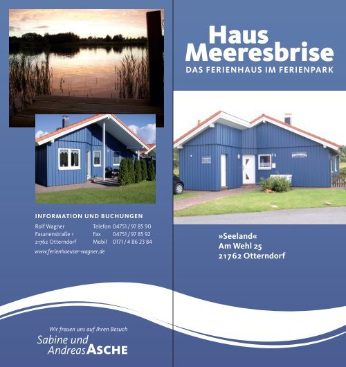 Sabine und Andreasasche - Ferienhaus Meeresbrise Otterndorf