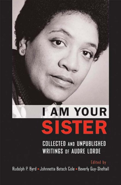 421px x 640px - audre-lorde-i-am-your-sister-collected-and-unpublished-writings