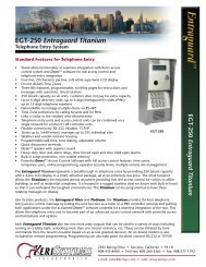 EGT-250 Entraguard Titanium - Keri Systems