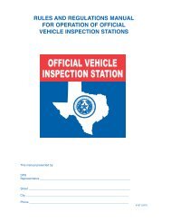 Official Vehicle Inspection Stations - Texas Department of Public ...