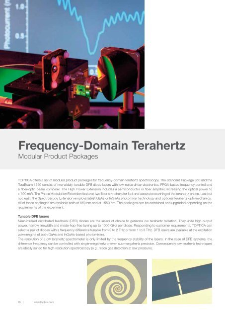 Time-Domain Terahertz - Toptica