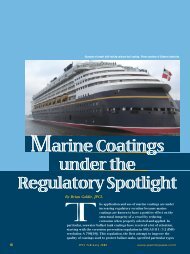 Marine Coatings under the Regulatory Spotlight - PaintSquare