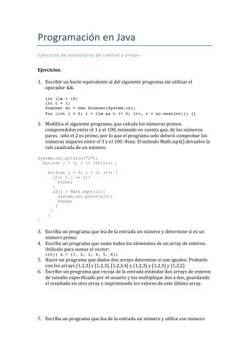ProgramaciÃ³n en Java