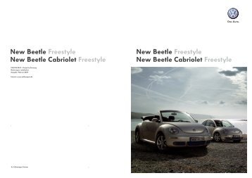 New Beetle Freestyle New Beetle Cabriolet Freestyle New Beetle ...