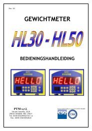 Weeginrichting PTM HL50