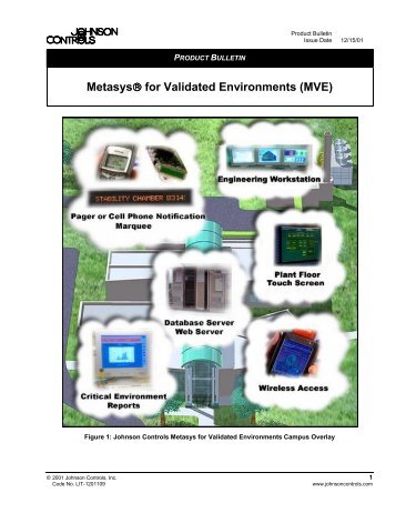 Metasys® for Validated Environments (MVE ... - Johnson Controls