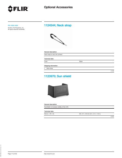 Optional Software - FLIR Customer Support Center - Flir Systems