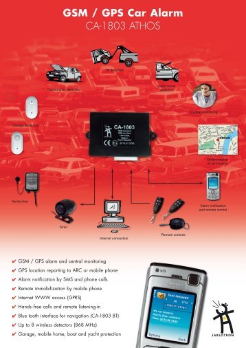 GSM / GPS Car Alarm - Jablotron