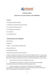 1 CAHIER DES CHARGES Relation Presse et ... - Eurobiomed