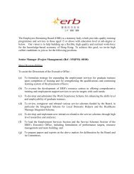 The Employees Retraining Board (ERB) is a statutory body which ...