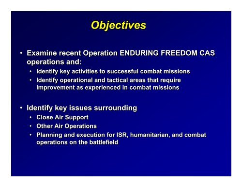 Integrating Air Operations in Counter-Insurgency Campaigns ...
