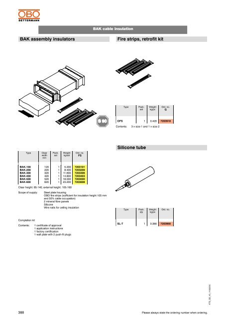 BSS. Cable insulation - getel.gr