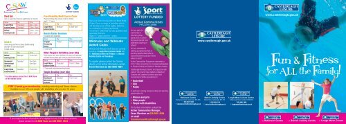 Wildcubs and Wildcats Activ8 Clubs - Castlereagh Borough Council