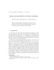 IDEALS AND QUOTIENTS OF INCLINE ALGEBRAS Sun Shin Ahn ...