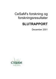 slutrapport 2001 - Info - Aarhus Universitet