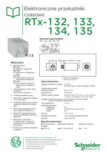 RTx-132, 133, 134, 135 - Schneider Electric Energy Poland Sp. z o.o.