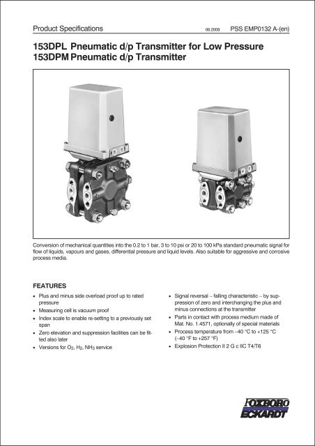 PSS EMP0132 A-(en) - Foxboro Eckardt