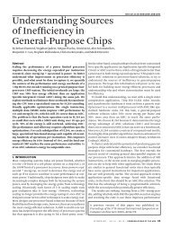 Understanding sources of ineffciency in general-purpose chips