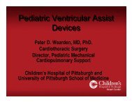 Pediatric Ventricular Assist Devices - University of Minnesota ...