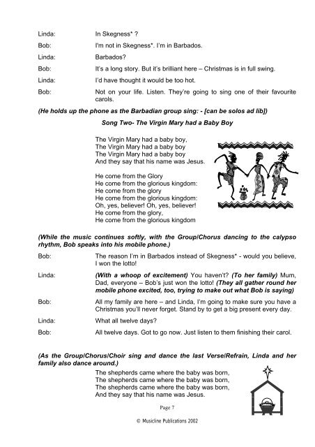 The Twelve Days Of Christmas - Sample Script.pdf - Musicline