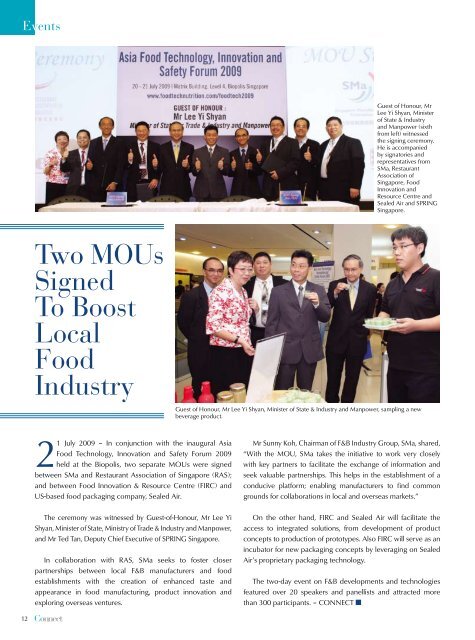 August 2009 - Singapore Manufacturing Federation