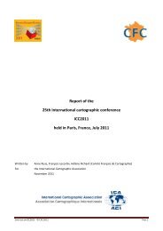 Report of the 25th international cartographic conference ICC2011 ...