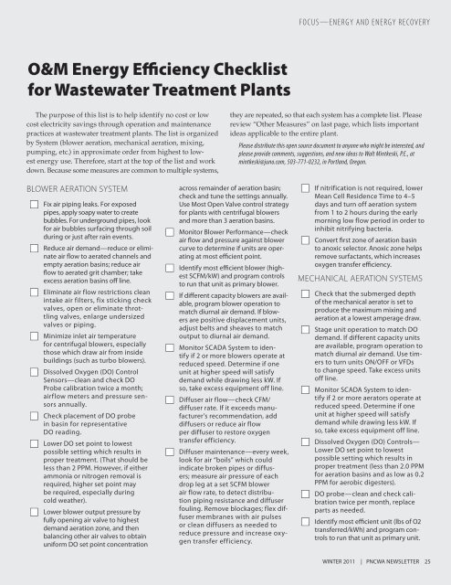 Pacific Northwest Clean Water Association ... - PNCWA Home