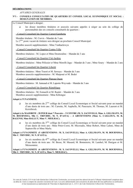 Compte-rendu des votes du 26 juin 2008 (pdf - 112,15 ko) - Suresnes