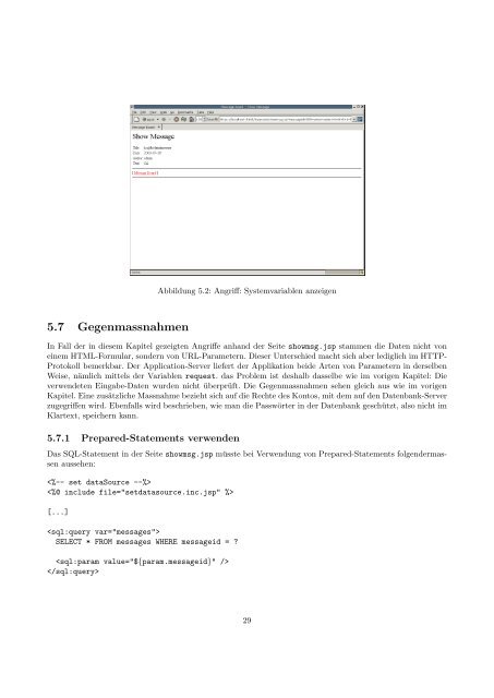 Verteidigung gegen SQL-Injection-Angriffe - ETH ZÃ¼rich