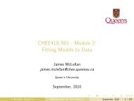 CHEE418/801 - Module 2: Fitting Models to Data