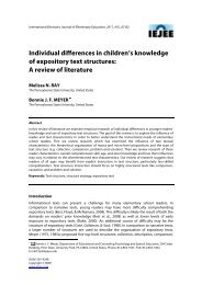 Individual differences in children's knowledge of expository text ...