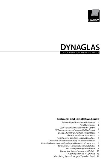 DynaGlas Installation Guide - Palram Americas