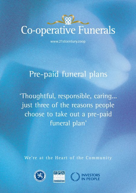 Pre-paid funeral plans - Heart of England Co-operative Society