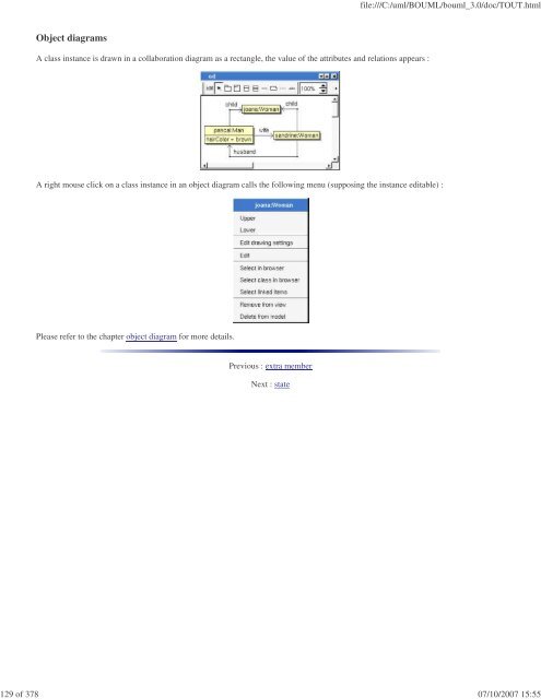 Bouml reference manual - Fedora Project Packages GIT repositories