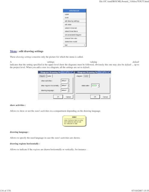 Bouml reference manual - Fedora Project Packages GIT repositories