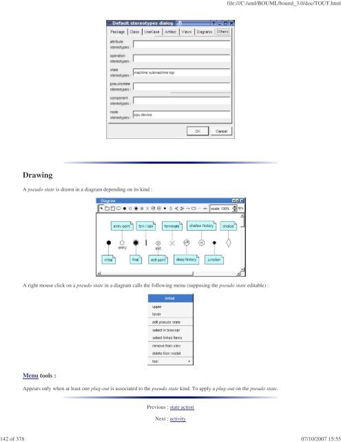 Bouml reference manual - Fedora Project Packages GIT repositories