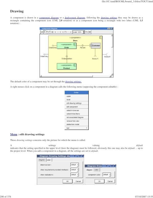 Bouml reference manual - Fedora Project Packages GIT repositories