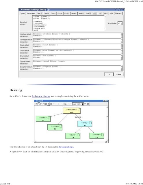 Bouml reference manual - Fedora Project Packages GIT repositories