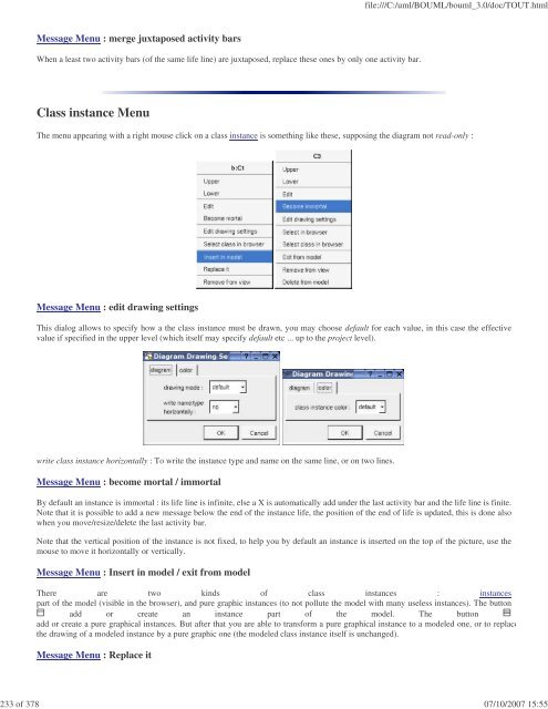 Bouml reference manual - Fedora Project Packages GIT repositories