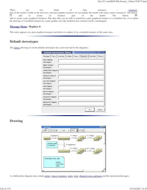 Bouml reference manual - Fedora Project Packages GIT repositories