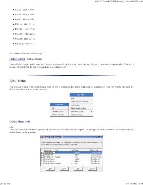 Bouml reference manual - Fedora Project Packages GIT repositories