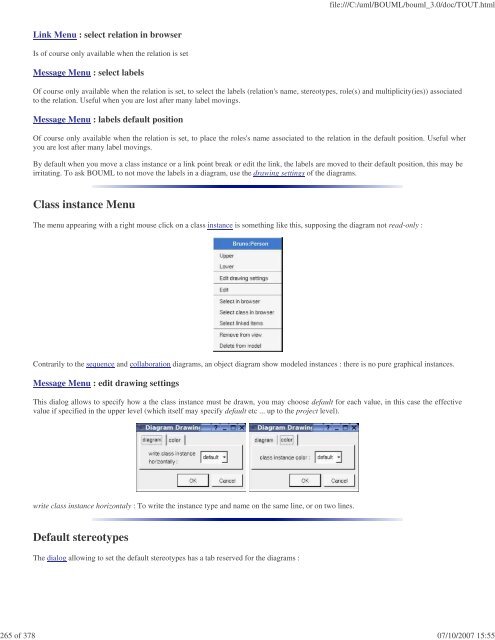 Bouml reference manual - Fedora Project Packages GIT repositories