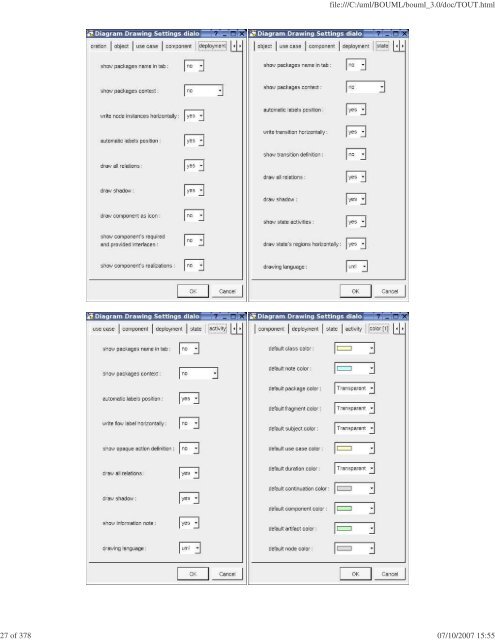 Bouml reference manual - Fedora Project Packages GIT repositories