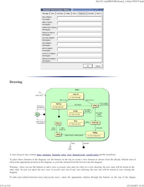 Bouml reference manual - Fedora Project Packages GIT repositories