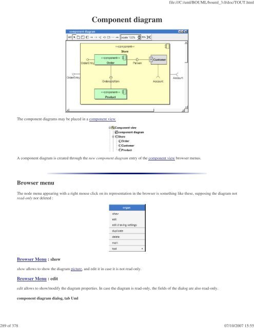 Bouml reference manual - Fedora Project Packages GIT repositories