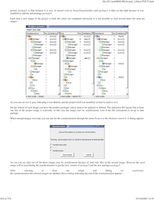 Bouml reference manual - Fedora Project Packages GIT repositories