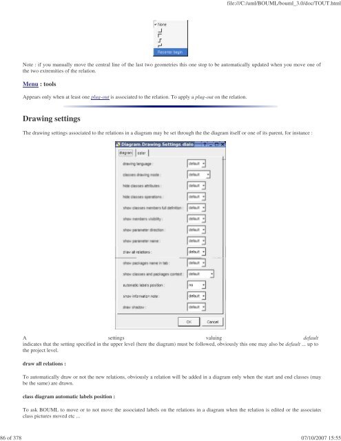 Bouml reference manual - Fedora Project Packages GIT repositories